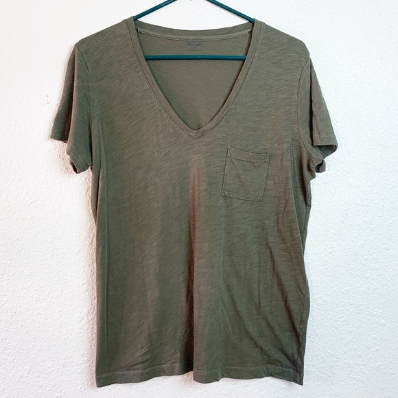 Madewell Tops - Madewell Navy Green Women's T-Shirt Size M. AA